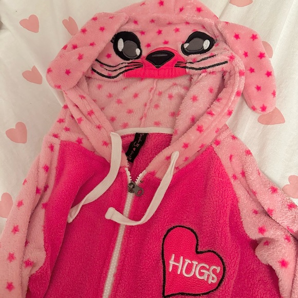 pink bunny onesie - Picture 4 of 5